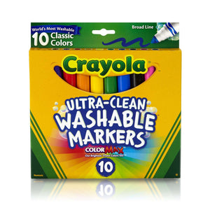 Crayola Ultra-Clean Washable Markers, 10 Count